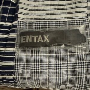 Pentax Black Strap with White Logo